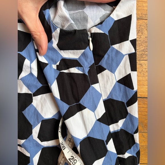 Kate Spade Saturday geometric print sleeveless shift dress - Picture 6 of 7